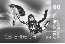 Austria 2019 - Sport And Air Black Print Mnh** - Ensayos & Reimpresiones