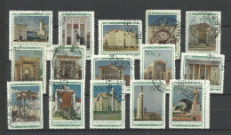 RUSSLAND RUSSIA 1939 = 15 Values From Set Michel 763 - 779 O Ausstellung Für Landwirtschaft Expo - Usados