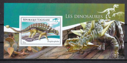 Togo 2014**, Dinosauriere, Kaktus / Togo 2014, MNH, Dinosaurs, Cactus - Cactusses