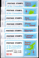 St Vincent Grenadines 1976 Tourism Set Of 7 Island Booklets Unmounted Mint. - St.Vincent (...-1979)