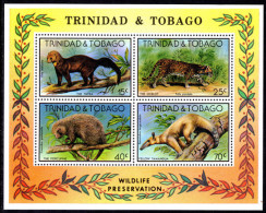 Trinidad & Tobago 1978 Wildlife Souvenir Sheet Unmounted Mint. - Trinidad Y Tobago (1962-...)