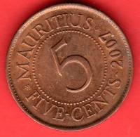 Mauritius - 2007 - 5 Cents - QFDC/aUNC - Come Da Foto - Maurice