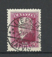 LETTLAND Latvia 1937 O LIEPAJA Michel 256 - Lettonie