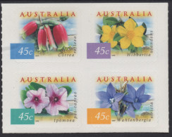 AUSTRALIA 1999  " FAUNA AND FLORA (3rd SERIES) COSTAL ENVIRONMENT FLOWERS "  BLOCK MNH - Blocks & Kleinbögen