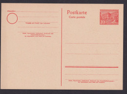 Berlin Ganzsache P 6 Bauten Luxus Kat.-Wert 22,00 - Postcards - Used