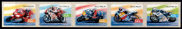 AUSTRALIA 2004 " HEROUS OF GRAND PRIX 1 MOTORCYCLE RACING  "  STRIP MNH. - Ungebraucht