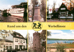 73768896 Werbellin Rund Um Den Werbellinsee Reederei Wiedenhoeft Brunold Denkmal - Finowfurt