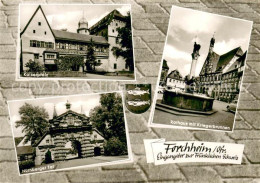 73768877 Forchheim Oberfranken Kaiserpfalz Rathaus Kriegerbrunnen Nuernberger To - Forchheim