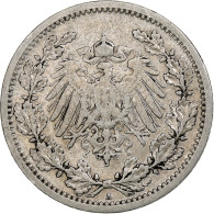 Empire Allemand, 1/2 Mark, 1905, Berlin, Argent, TTB, KM:17 - 1/2 Mark