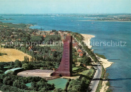 73170528 Laboe Marine Ehrenmal Ostseebad Fliegeraufnahme Laboe - Laboe