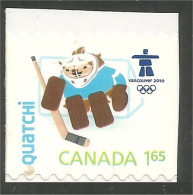 Canada Ice Hockey Glace Booklet Carnet Vancouver 2010 MNH ** Neuf SC (C23-13c) - Inverno2010: Vancouver
