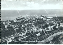 Bn150 Cartolina Tropea Panorama E Stazione Ferroviaria Vibo Valentia - Vibo Valentia