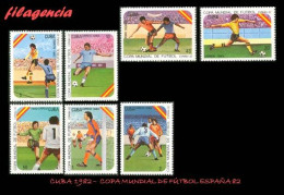 CUBA MINT. 1982-01 COPA MUNDIAL DE FÚTBOL ESPAÑA 82 - Unused Stamps