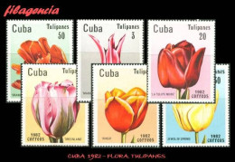 CUBA MINT. 1982-05 TULIPANES. FLORES - Unused Stamps