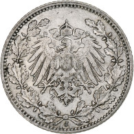 Monnaie, GERMANY - EMPIRE, 1/2 Mark, 1915, Hambourg, TTB, Argent, KM:17 - 1/2 Mark