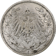 Empire Allemand, 1/2 Mark, 1915, Muldenhütten, Argent, TTB, KM:17 - 1/2 Mark