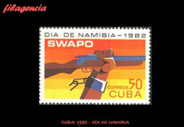 CUBA MINT. 1982-19 DÍA DE NAMIBIA. LUCHA CONTRA EL APARTHEID - Unused Stamps