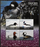 ST VINCENT - OISEAUX - CANARDS - N° 6021 A 6024 ET BF 751 - NEUF** MNH - Eenden