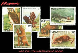 CUBA MINT. 1982-22 FAUNA PREHISTÓRICA CUBANA - Unused Stamps