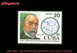 CUBA MINT. 1982-15 CENTENARIO DEL DESCUBRIMIENTO DEL BACILO DE KOCH - Unused Stamps