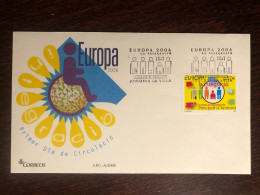 ANDORRA FDC COVER 2006 YEAR DISABLED PEOPLE HEALTH MEDICINE STAMPS - Covers & Documents
