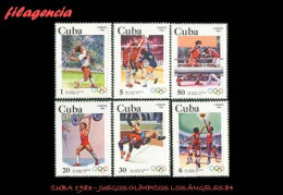 CUBA MINT. 1983-03 JUEGOS OLÍMPICOS EN LOS ÁNGELES - Unused Stamps