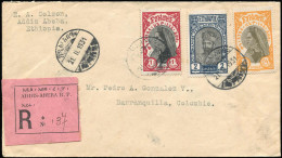 Äthiopien, 1928, 99-101, Brief - Ethiopie