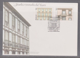 Portugal Azores 1987 Windows & Balconies  First Day Cover - Covers & Documents