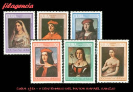 CUBA MINT. 1983-17 V CENTENARIO DEL PINTOR RAFAEL SANZIO - Unused Stamps