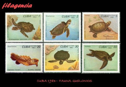 CUBA MINT. 1983-20 FAUNA. TORTUGAS MARINAS. QUELONIOS - Unused Stamps