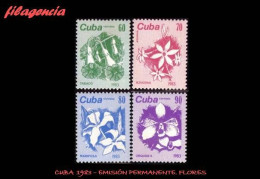 CUBA MINT. 1983-24 EMISIÓN PERMANENTE. FLORES CUBANAS - Unused Stamps