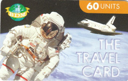 US,Teledebit Travel Card, Space Walk & Astronaut, Space Shuttle,  RRR - Sonstige & Ohne Zuordnung