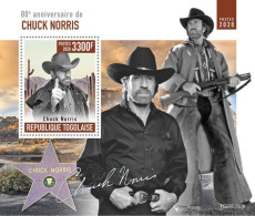 Togo 2020**, 80. Geburtstag Von Chuck Norris / Togo 2020, MNH, Chuck Norris's 80th Birthday - Sukkulenten