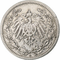 Empire Allemand, 1/2 Mark, 1906, Berlin, Argent, TB+, KM:17 - 1/2 Mark