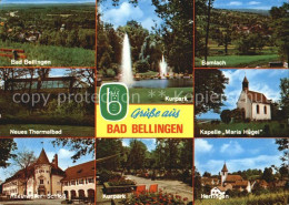 72574283 Bad Bellingen Maria Huegel Bamlach Rheinweiler Schloss Kurpark Bad Bell - Bad Bellingen
