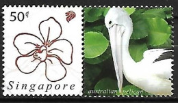 Singapore - MNH ** (bird Is Tab) : Australian Pelican - (Pelecanus Conspicillatus) - Pelicans