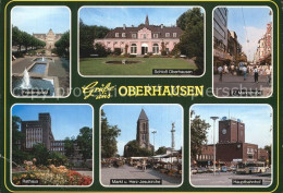 72573551 Oberhausen Friedensplatz Schloss Rathaus Markt Herz Jesu Kirche Hauptba - Oberhausen
