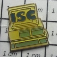 1417 Pin's Pins / Beau Et Rare / INFORMATIQUE / ORDINATEUR PC ISC - Informatique