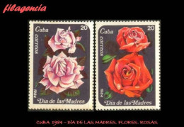 CUBA MINT. 1984-11 DÍA DE LAS MADRES. ROSAS - Unused Stamps