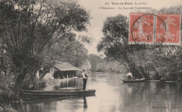 VERT LE PETIT L'ESSONNE LE LAVOIR COMMUNAL 1921 TBE - Vert-le-Petit