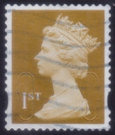 GREAT BRITAIN GB 2010 QE2 Security Machin Ist Gold ROYAL MA1L Sc#MH401D - USED @Q2517 - Machins