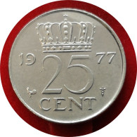 1977 - 25 Cents Juliana - Pays Bas - 1948-1980 : Juliana