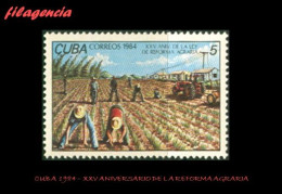 CUBA MINT. 1984-15 XXV ANIVERSARIO DE LA REFORMA AGRARIA - Unused Stamps