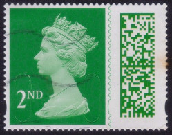 GREAT BRITAIN GB 2022 QE2 Barcoded Machin 2nd M22L MEIL - USED @Q2524 - Machins