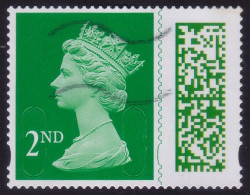 GREAT BRITAIN GB 2022 QE2 Barcoded Machin 2nd M22L MEIL - USED @Q2525 - Machins