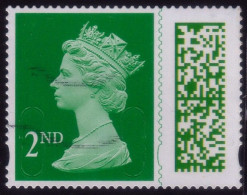 GREAT BRITAIN GB 2022 QE2 Barcoded Machin 2nd M22L MEIL - USED @Q2527 - Machins