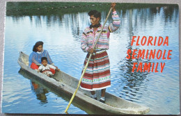 USA UNITED STATES FLORIDA SEMINOLE FAMILY PANORAMA KARTE CARD POSTCARD CARTE POSTALE ANSICHTSKARTE CARTOLINA POSTKARTE - Atlanta