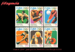 CUBA MINT. 1984-21 JUEGOS OLÍMPICOS LOS ÁNGELES 84 - Unused Stamps