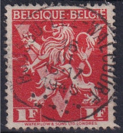 Lion BOUSSU LEZ WALCOURT 1945 - Used Stamps