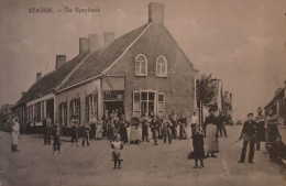 Staden // De Spyhoek (Veel Volk) Feldpost 1917 - Staden